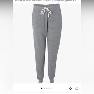 Alternative Apparel Gray Joggers with Tapered Fit